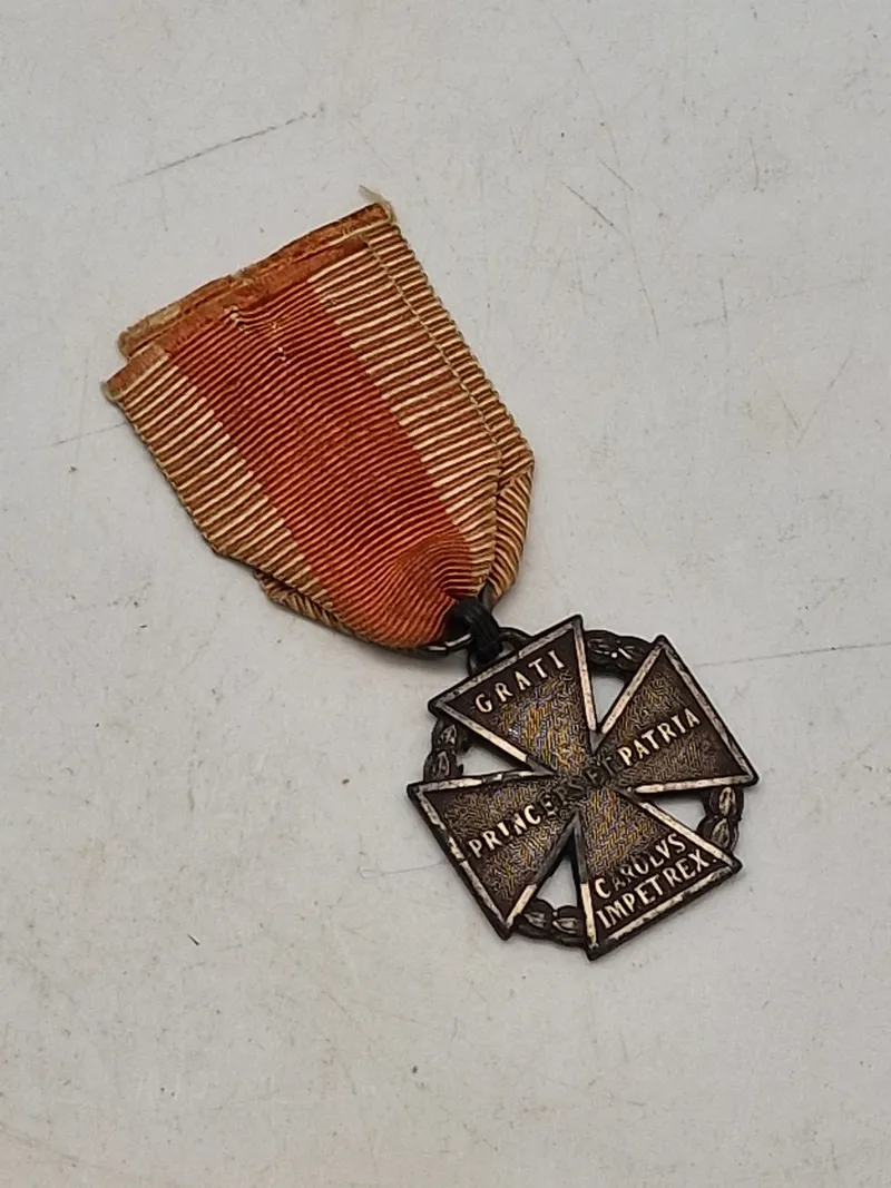 Originalt Austro-Hungarian Empire WW1 Karl Troop Cross medal Karl Truppenkreuz