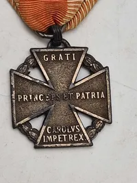 Originalt Austro-Hungarian Empire WW1 Karl Troop Cross medal Karl Truppenkreuz