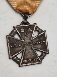 Originalt Austro-Hungarian Empire WW1 Karl Troop Cross medal Karl Truppenkreuz