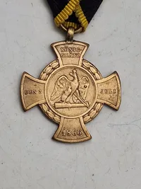 Originalt Erinnerungskreuz 1866