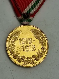 Original BULGARIA KINGDOM WW I Commemorative Victory Medal 1915 - 1918