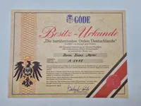 Sæt med tyske militære medaljer “GÒDE” - repro