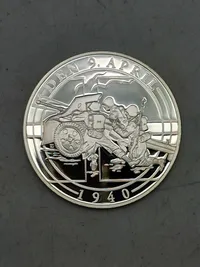 Mønt af sterlingsølv (20 gram) 9.april 1940