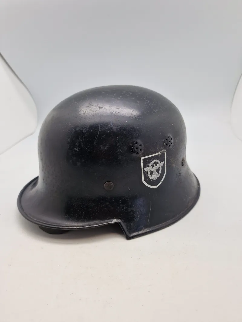 Original tysk Feuerwehr hjelm - ww2