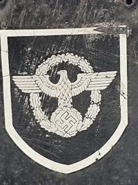 Original tysk Feuerwehr hjelm - ww2