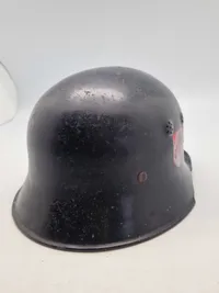 Original tysk Feuerwehr hjelm - ww2