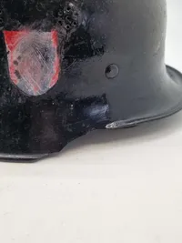 Original tysk Feuerwehr hjelm - ww2