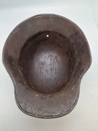 Original Tysk WW1 hjelm, brugt sener af Tysk politi WW2