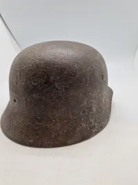 Original tysk hjelm - battlefield relic