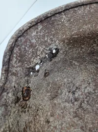 Original tysk hjelm - battlefield relic