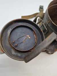 Original tysk M/1917 gasmaske beholder