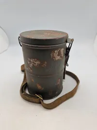 Original tysk M/1917 gasmaske beholder