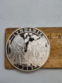 Mønt af sterlingsølv (20 gram) Lyndanisse 1219