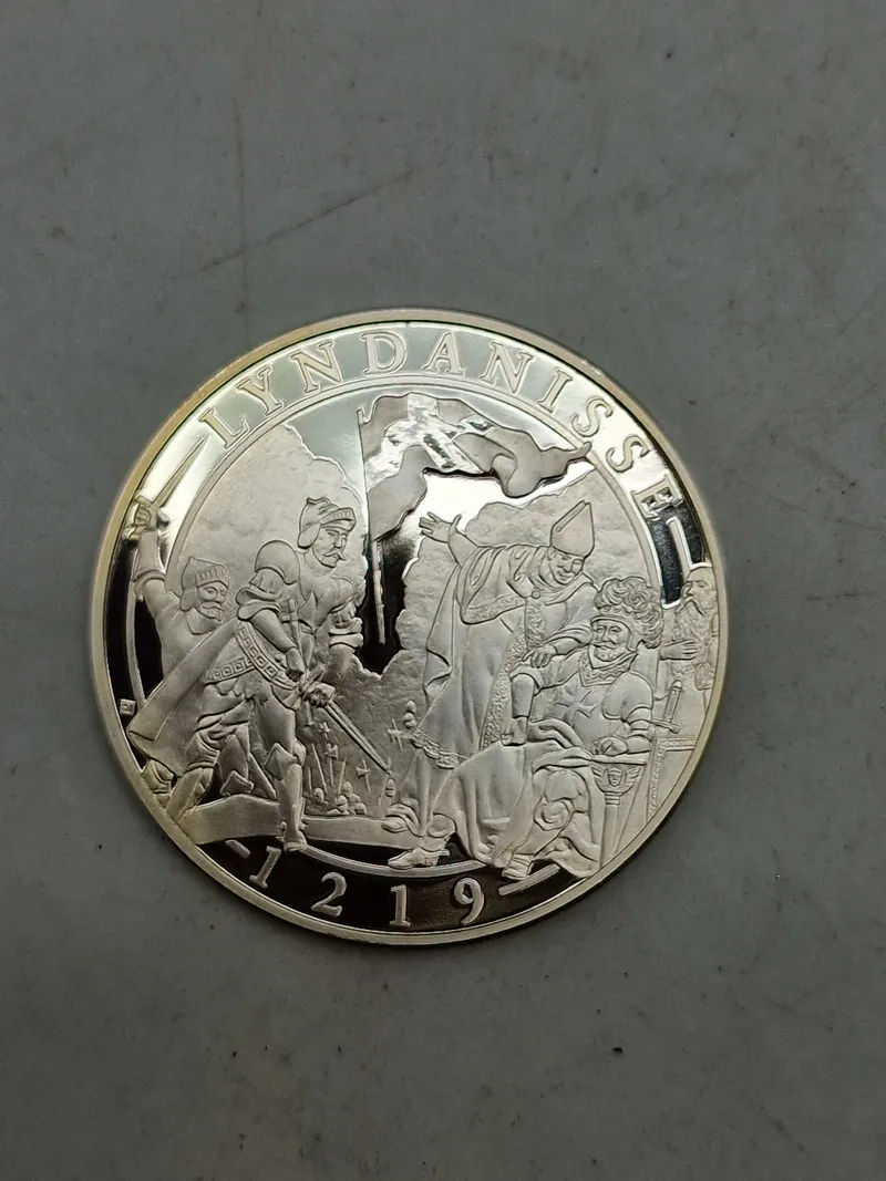 Mønt af sterlingsølv (20 gram) Lyndanisse 1219