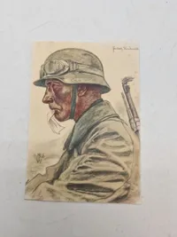 Originalt tysk postkort - ww2