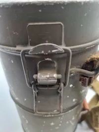Original dansk M/1931 gasmaske beholder
