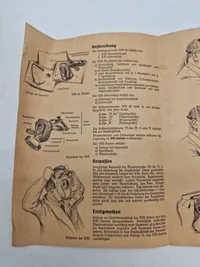 Original tysk Volksgasmaske med kasse - ww2