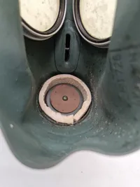 Original tysk Volksgasmaske med kasse - ww2