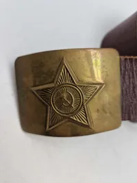 Originalt russisk militær bælte med spænde
