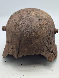 Original tysk ww1 hjelm - battlefield relic