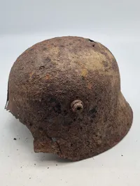 Original tysk ww1 hjelm - battlefield relic