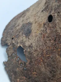 Original tysk ww1 hjelm - battlefield relic
