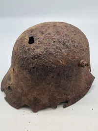 Original tysk ww1 hjelm - battlefield relic