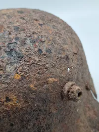 Original tysk ww1 hjelm - battlefield relic