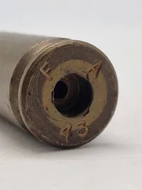 Original kaliber 50 eksercerpatron fra 1943