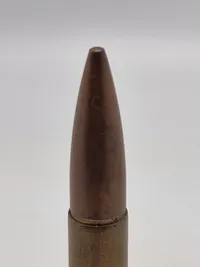 Original kaliber 50 eksercerpatron fra 1943