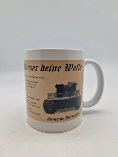 Krus med tysk panzer