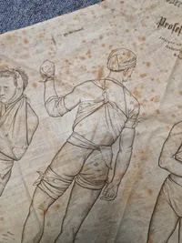 Original tysk ww1 forbinding med instruktion