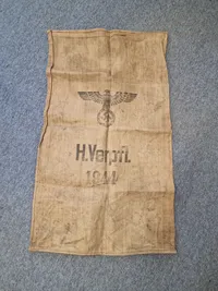 Original tysk forplejningssæk fra 1944