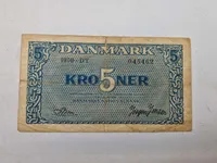 Samling originale danske pengesedler