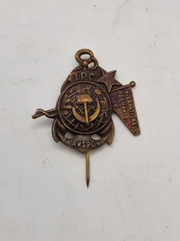 Originalt Sjældent Soviet IPC Transport badge. 1930´s.