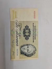 Samling originale danske og svenske pengesedler