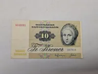 Samling originale danske og svenske pengesedler