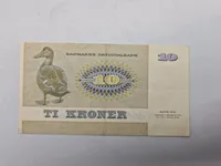 Samling originale danske og svenske pengesedler