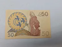 Samling originale danske og svenske pengesedler