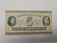 Samling originale danske pengesedler