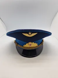Original Russisk kasket - PILOT aviation troops Space Gagarin USSR