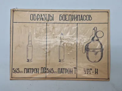 Original russisk undervisningstavle fra den kolde krig