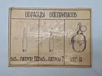 Original russisk undervisningstavle fra den kolde krig