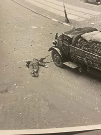 Lot ww2 fotos fra bykampe i København Amaliegade 26  - genoptryk???