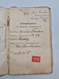 Original Dansk soldaterbog