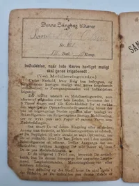 Original Dansk militær sangbog