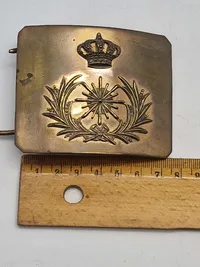 Originalt Spansk bæltespænde fra før og under den Spanske borgekrig