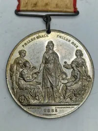 Dansk medalje med bånd