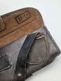 Originalt Tysk WW2 pioner øksehylster, godt stemplet