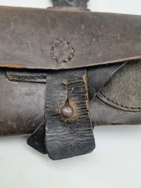 Originalt Tysk WW2 pioner øksehylster, godt stemplet